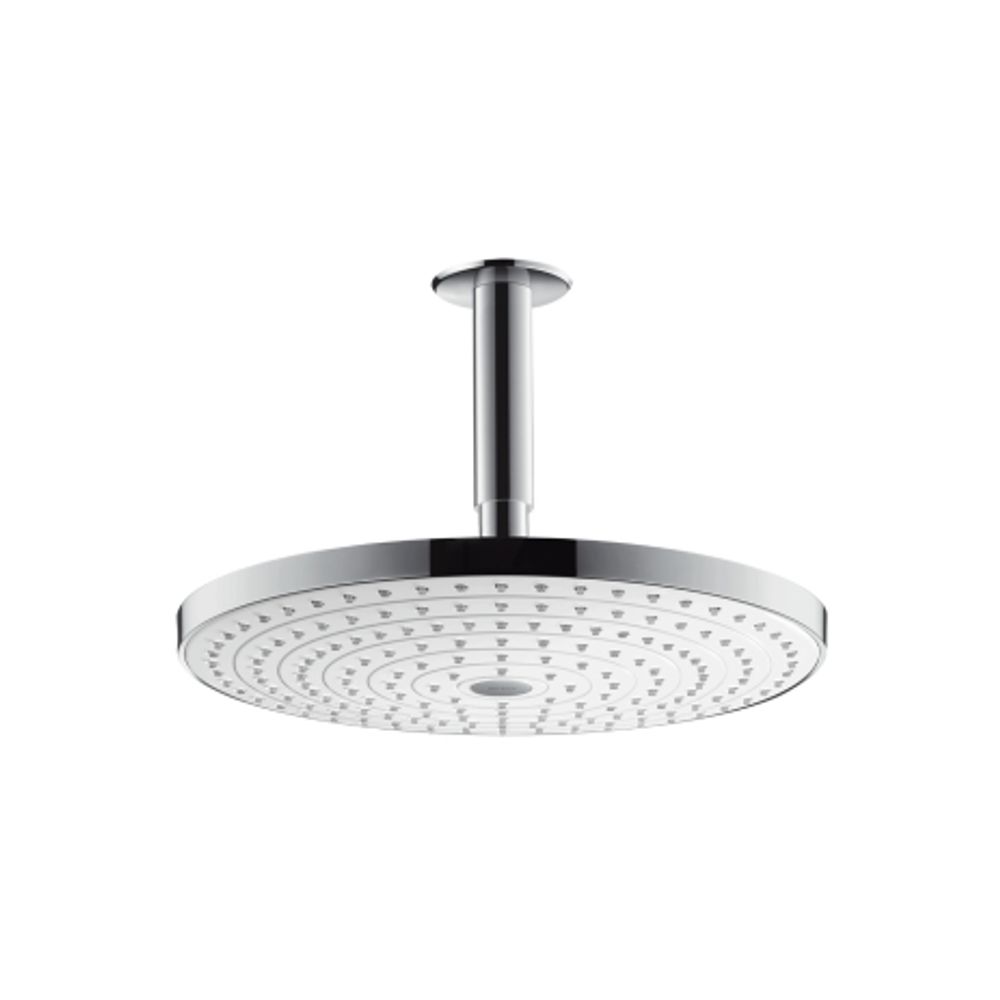 https://raleo.de:443/files/img/11eeea257b16429092906bba4399b90c/size_l/Hansgrohe-HG-Kopfbrause-Raindance-Select-S-300-2jet-300mm-Deckenmontage-weiss-chrom-27337400 gallery number 1